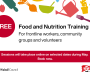 Free training to support frontline workers with conversations about food and nutrition